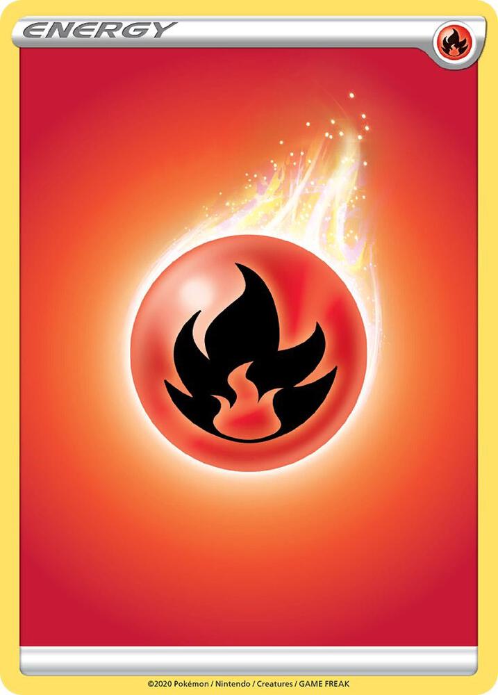 Fire Energy Pokémon Card from Pokemon Brilliant Stars Set